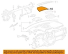 Gm Oem 19-23 Sierra 1500 Instrument Panel-cluster Visor 84054791. Fixed Price $131.38.