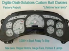 03 04 05 06 Chevy Silverado Cluster White Custom Gauge Factory Reman Complete Ts. Fixed Price $300.00.