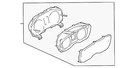 Genuine Subaru Instrument Cluster 85015SG130. Fixed Price $570.76.