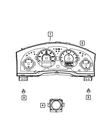 Genuine Mopar Instrument Cluster Mask And Lens 68089297AA. Fixed Price $199.68.