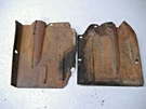 Vw Bus 75-78 Yr Lower Push Rod Tube Protector Splash Pans Fixable. Fixed Price $40.00.