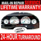2002-2005 Ford Thunderbird Gauge Cluster Speedometer Repair Service. Fixed Price $499.99.