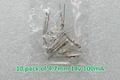 (10 Qty) 4.7MM 14V Gmc Pontiac Buick Chevy Cluster Speedometer Bulbs Lamps. Fixed Price $13.99.
