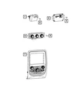 Genuine Mopar Vehicle Feature Controls Center Stack 68253725AJ. Fixed Price $846.40.