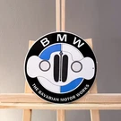 Bmw Bavarian Motor Works Vintage Grille Heavy Metal Sign 30 Cm (11.8 ). Fixed Price $69.90.