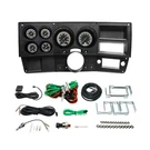 Glowshift Classic Black 6 Gauge Set & Dash Panel Pod For 73-87 Chevy C10. Fixed Price $719.99.