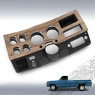 75-80 New Woodgrain Chevy Gmc Pickup Truck Dash Bezel Gauge Cluster Cover W/o Ac. Fixed Price $314.59.