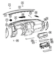 Genuine Mopar Instrument Panel End Cap 6NH62TX7AA. Fixed Price $28.32.