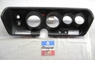 71 72 73 74 Charger Road Runner Satellite Gtx Rallye Dash Gauge Bezel Black Out. Fixed Price $269.99.