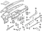 Genuine Nissan Instrument Cluster Visor 68240-7KA0A. Fixed Price $97.05.