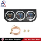 3 In Water Temp Oil Pressure Amp Meter Triple Gauge Kit Universal For 12V Car. Fixed Price $23.29.