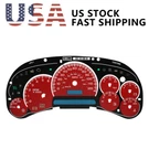 Red Gauge Face Overlay Led Version Trans Temp For Gm Silverado Tahoe Sierra. Fixed Price $36.88.