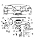 Genuine Mopar Instrument Cluster Bezel 5LD87JXWAB. Fixed Price $31.05.