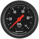 Autometer 2604 Z-series Mechanical Oil Pressure Gauge (0-100 Psi). Fixed Price $100.89.
