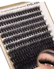 Fluffy Thick Clusters Diy Eyelash Extension 10-18MIX Curl 200D. Fixed Price $12.25.