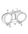 Genuine Mopar Cluster Visor 68140330AA. Fixed Price $86.79.