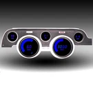 1967-1968 Ford Mustang Digital Dash Panel Cluster Gauges Blue Leds Made In Usa. Fixed Price $434.06.