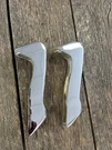 1968 1969 Dodge Coronet Superbee Rear Bumper Guards Pair Rechrome Oem. Fixed Price $250.00.