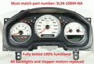 2005 Ford F-150 Lariat Instrument Panel Cluster Speedometer 5L34-10849-NA 168K. Fixed Price $224.99.