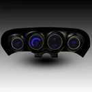 1969-1970 Mustang Direct Replacement Gauge Cluster, Blue Leds Made In Usa. Fixed Price $434.06.