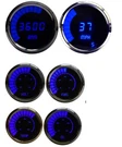 Intellitronix Blue Led Bargraph Multi-gauge Set Black Faceplate / Chrome Bezel. Fixed Price $589.62.