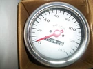 Veethree Instruments 3/8" White Speedometer 0-140 Mph, Red Needle With Bracket. Fixed Price $64.99.