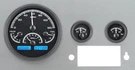 Dakota Digital 1955-86 Jeep Cj Analog Dash Gauge System Black Blue VHX-55J-K-B. Fixed Price $945.25.