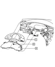 Genuine Mopar Instrument Panel Cluster 4685848AD. Fixed Price $228.69.
