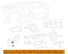 Chrysler Oem 20-25 1500 Instrument Panel Components-park Brake Hndle 5YK03LC5AE. Fixed Price $33.36.