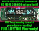2004-2005 Toyota Prius Speedometer 299,999 Mile Limit Fix Rebuilt 40YRS Exp. Fixed Price $209.99.