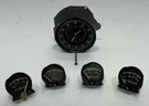 1968-70 Lot Of 5 Mopar Body Rallye Gauges Instrument Panel Cluster Clock Fuel. Fixed Price $247.49.