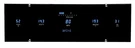 Dakota Digital VFD3-1000-L-Z Universal 4.3" X 14" Rectangle Dash Gauge System. Fixed Price $688.75.