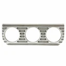 Vintage Finned 3 Gauge Bezel Mount Big Dog Early 2 Din Mg Imca Matchless Sbc. Fixed Price $74.95.