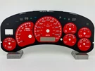 Speedo Red Silverado/sierra Gauge Face For Clusters 99-02 2500 Gas. Fixed Price $130.00.