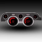 Intellitronix Red Led Gauge Set With Gps Sending Unit 1967-1968 Ford Mustang. Fixed Price $595.24.