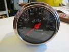 Veethree Instruments 3/8" Black Speedometer 0-140 Mph, Red Needle With Bracket. Fixed Price $59.99.