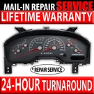 99-03 Ford Expedition Dash Speedometer Instrument Gauge Cluster Repair Service. Fixed Price $159.99.