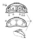 Genuine Mopar Instrument Cluster Mask And Lens 4832731AC. Fixed Price $91.56.
