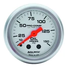 Autometer Ultra-lite 52MM 0-150 Psi Mechanical Oil Pressure Gauge. Fixed Price $96.99.