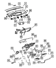 Genuine Mopar Instrument Cluster Bezel 5RV701MHAD. Fixed Price $253.70.