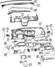 Genuine Mopar Instrument Cluster Bezel 5NP78LA3AA. Fixed Price $148.34.