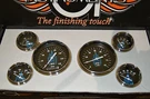 Classic Instruments Hot Rod Series Von Blue Pinstriped Set 1 Off 2. Fixed Price $900.00.