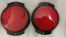 Fit For Willys Jeep M38 M151A1 M35 M37 Truck Red Reflector Pair Black Bezel. Fixed Price $21.05.
