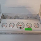 Auto 1302-M Arctic White Street Rod Kit 5-GAUGE ( Km/h Speedometer ). Fixed Price $450.00.