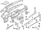 Genuine Nissan Instrument Cluster Visor 68240-7KA0A. Fixed Price $96.66.