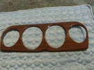 70 Ford Mustang Instrument Cluster Woodgrain Cover Plate, DOZZ-10861-A. Fixed Price $85.00.