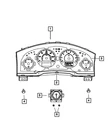 Genuine Mopar Instrument Cluster Lens 68030979AA. Fixed Price $75.66.