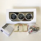 Mooneyes Classic 3 Gauge Set With Chrome Under Dash Panel - Mechanical. Fixed Price $115.00.
