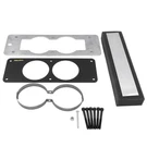 Autometer 50102 Dual Gauge Cage Mount Kit Black 2-5/8" For 87-93 Mustang Fox. Fixed Price $86.70.