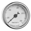 Glowshift Classic White Transmission Temperature Vintage Gauge Kit Sensor. Fixed Price $74.99.
